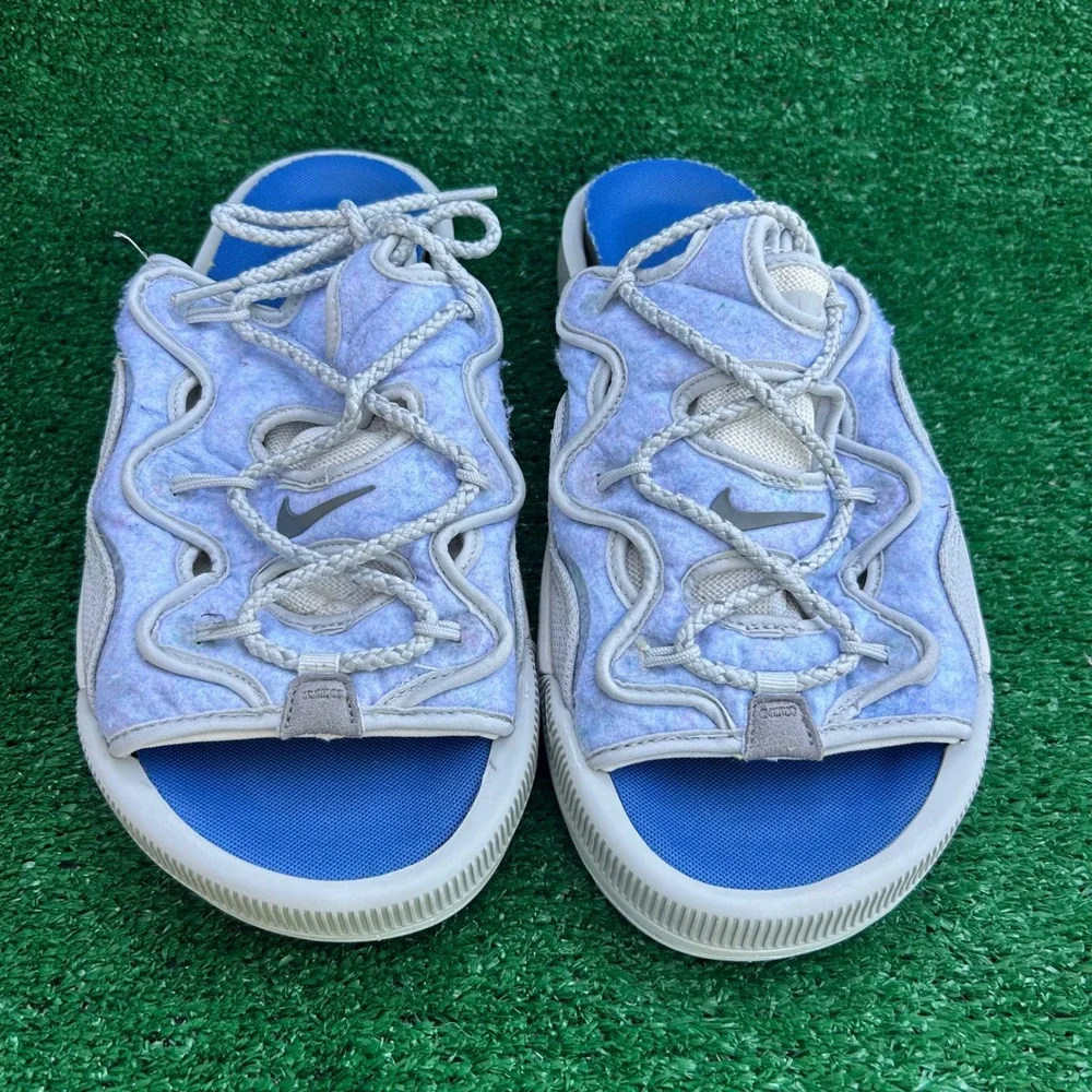 Nike Offline 2.0 Light Arctic Pink Blue Mules DJ6229-001 Mens 10